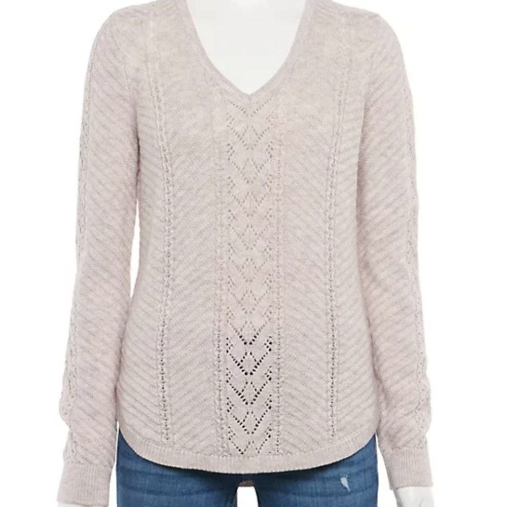 🆕Sonoma Pointelle Sweater - Picture 1 of 7
